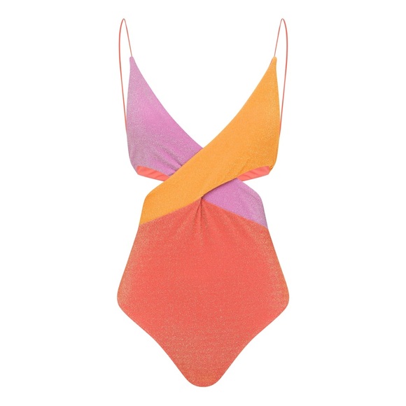 Free people It's Now Cool Sunkissed pinks - The Riot One Piece swimsuit M - Picture 3 of 4
